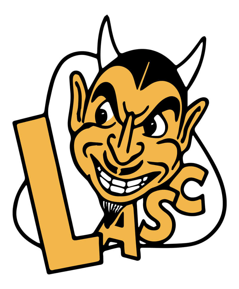 A LASC Diablos logo, circa 1950s.