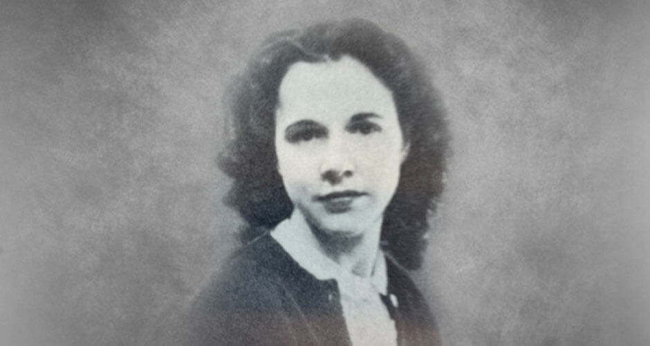 A photo of Muriel MacKenzie Caddell, the first applicant to Los Angeles State College.